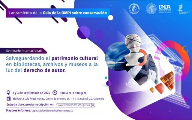 Seminario internacional: Salvaguardando el patrimonio cultural en bibliotecas, archivos y museos a la luz del derecho