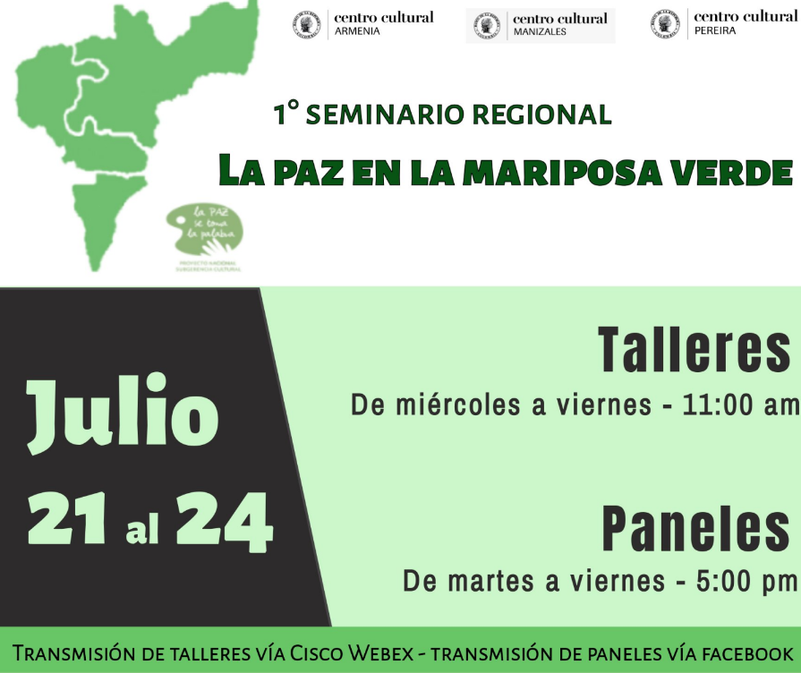 I seminario de paz en la mariposa verde