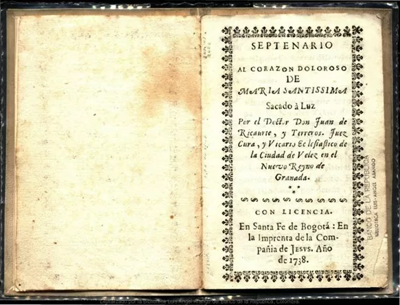 Septenario al corazón doloroso de María Santísima