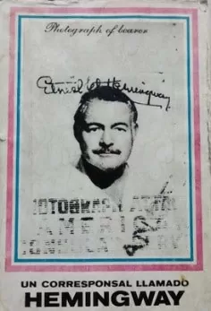 Portada del libro: Un corresponsal llamado Hemingway