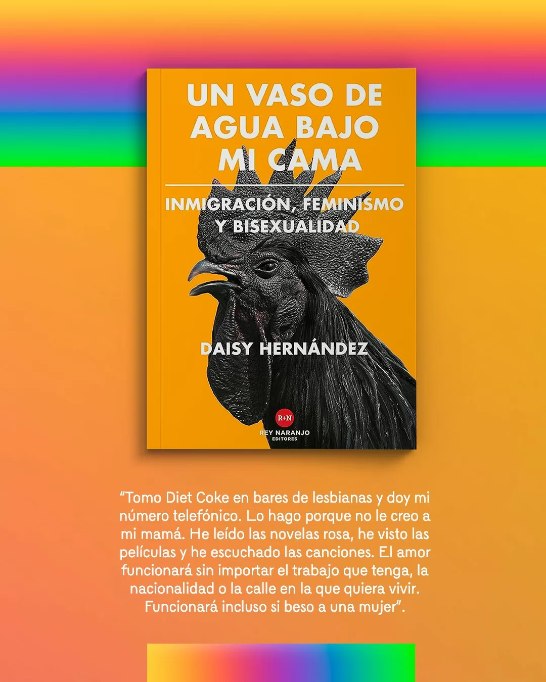 Portada del libro:  Un vaso de agua bajo mi cama de Daisy Hernández