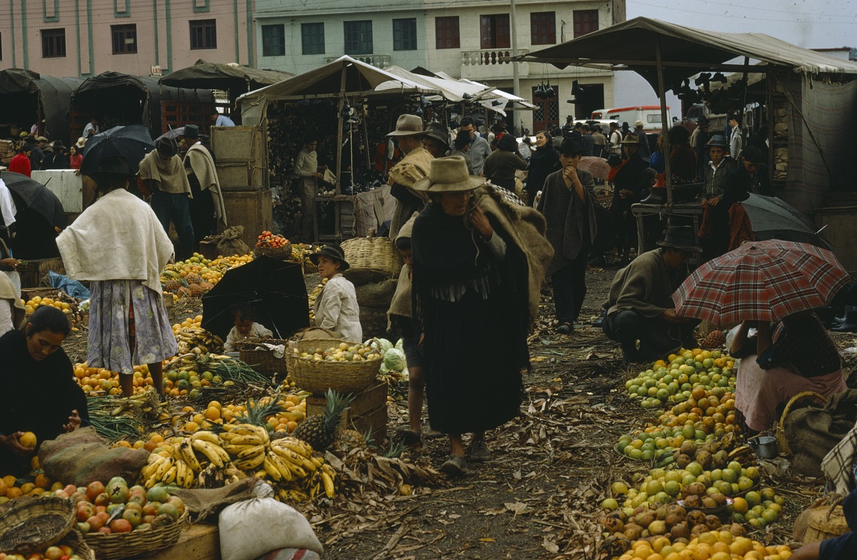 Escena del ajetreo en día de mercado campesino. Imagen exclusiva de divulgación, prohibido su uso.