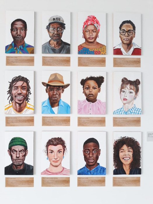 Second floor obra de Manuel José Páez, Bocese. 2016 - Pintura e impresión láser sobre madera	