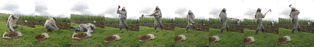 Con la comida no se juega obra de Manuel Barón. 2005 - Video 1 min 3 s