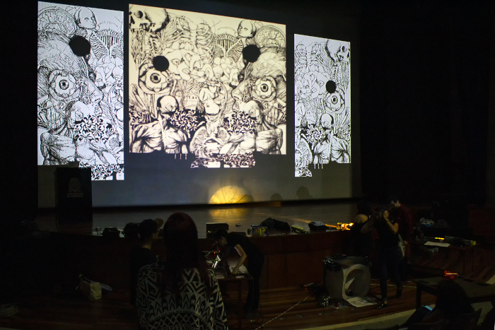 Imago Corpus obra de Cinevivo. 2018 - Cinema expandido