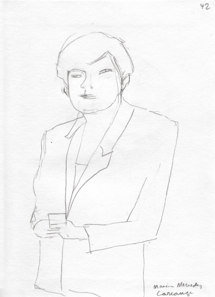 María Mercedes Carranza Obra de Beatriz González. 1991 - Sala de Libros Raros y Manuscritos