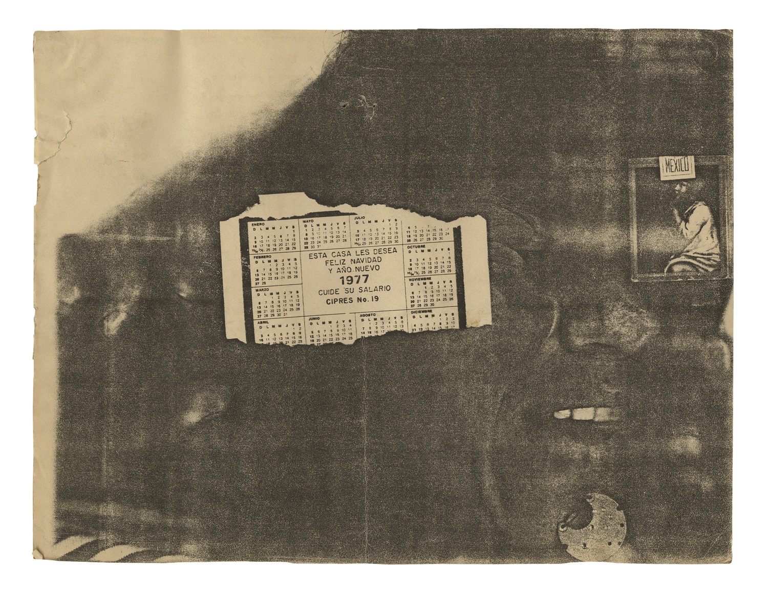 Sin título, 1977. Electrostática. 21,5 × 28 cm.