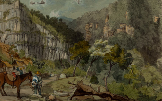 El Boquerón, 1846, Edward Walhouse Mark.