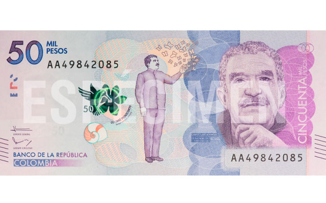 Billete de 50 mil pesos, Banco de la República