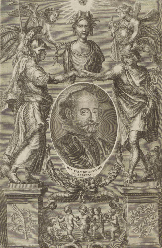 Política indiana. Amberes: Enrico y Cornelio Verdussen, 1703. Número topográfico: Acosta 58 