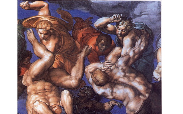 De la serie L´Osservatore Romano, (detalle) 2001, collage sobre periódico, 43 x 30 cm   