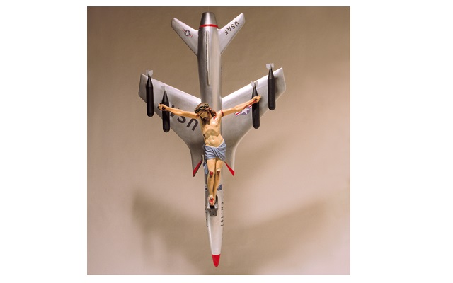 La civilización occidental y cristiana, 1965, plástico, óleo y yeso, 200 x 120 x 60cm