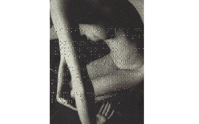 Unión libre, 2004, Braille con poema de Andrés Bretón sobre fotografía de Augusto Ferrari.
