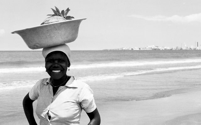 Mujer afro de Cartagena
