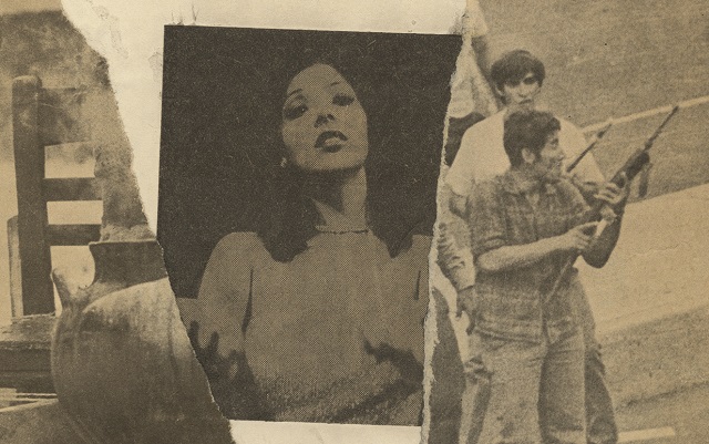 Sin título, 1978. Collage de recortes de diario. 28 × 21,5 cm. (detalle)