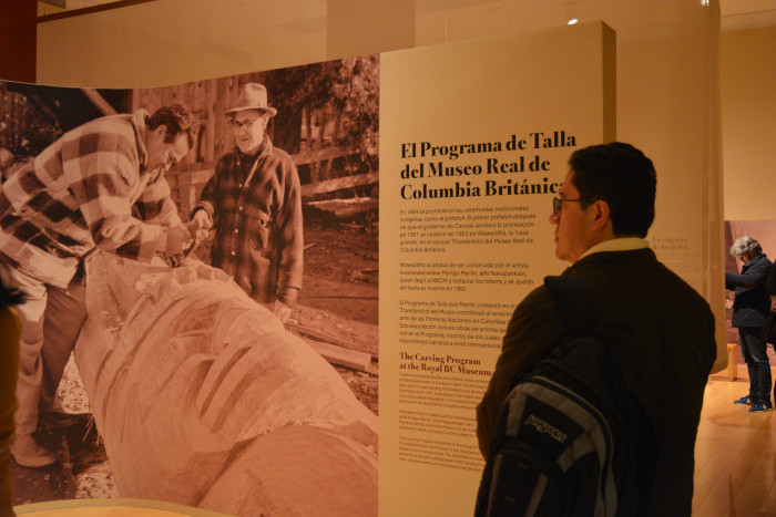 Exposición Primeras Naciones del Canadá. El programa de talla del Museo Real de Columbia Británica