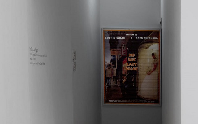 Sophie Calle. Historias de pared. No sex last night.