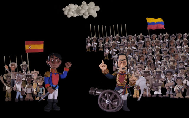 Glosario de la Independencia en plastilina: Agustín Agualongo.