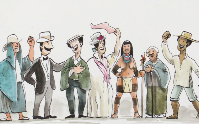 Protagonistas de la independencia