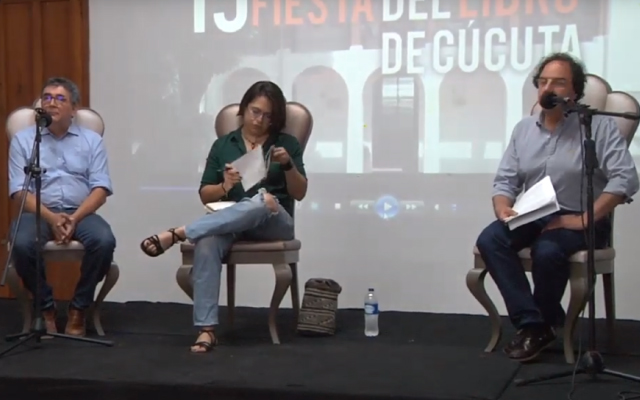 Conferencia como parte de la Fiesta del Libro de Cúcuta.