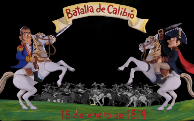 Glosario de la Independencia en plastilina: Hacienda Calibio.