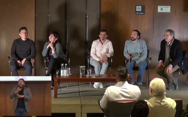 Lanzamiento de La luna en los almendros en la Biblioteca Luis Ángel Arango