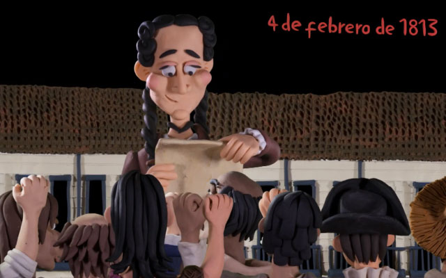 Glosario de la Independencia en plastilina: María Concepción Loperena.