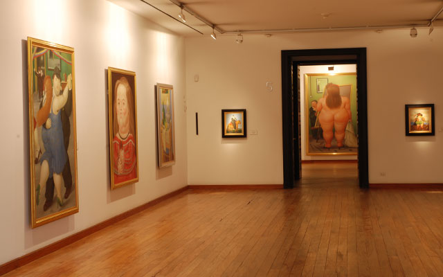 Salas de exposición permanente del Museo Botero