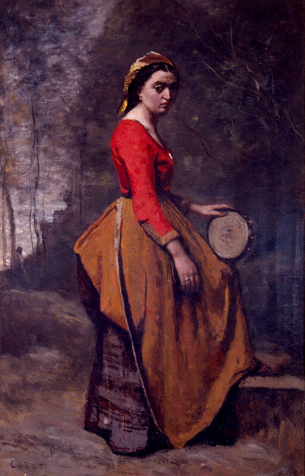 Gitana con pandereta (Gitane au tambourin)