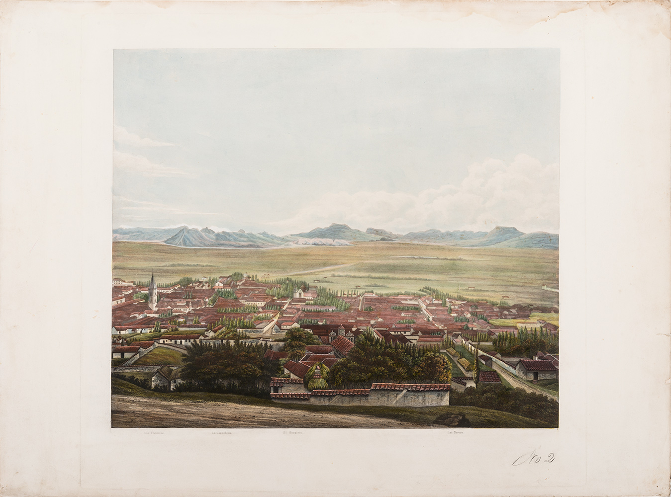 San Francisco, la Capuchina, el Hospicio, las Nieves
