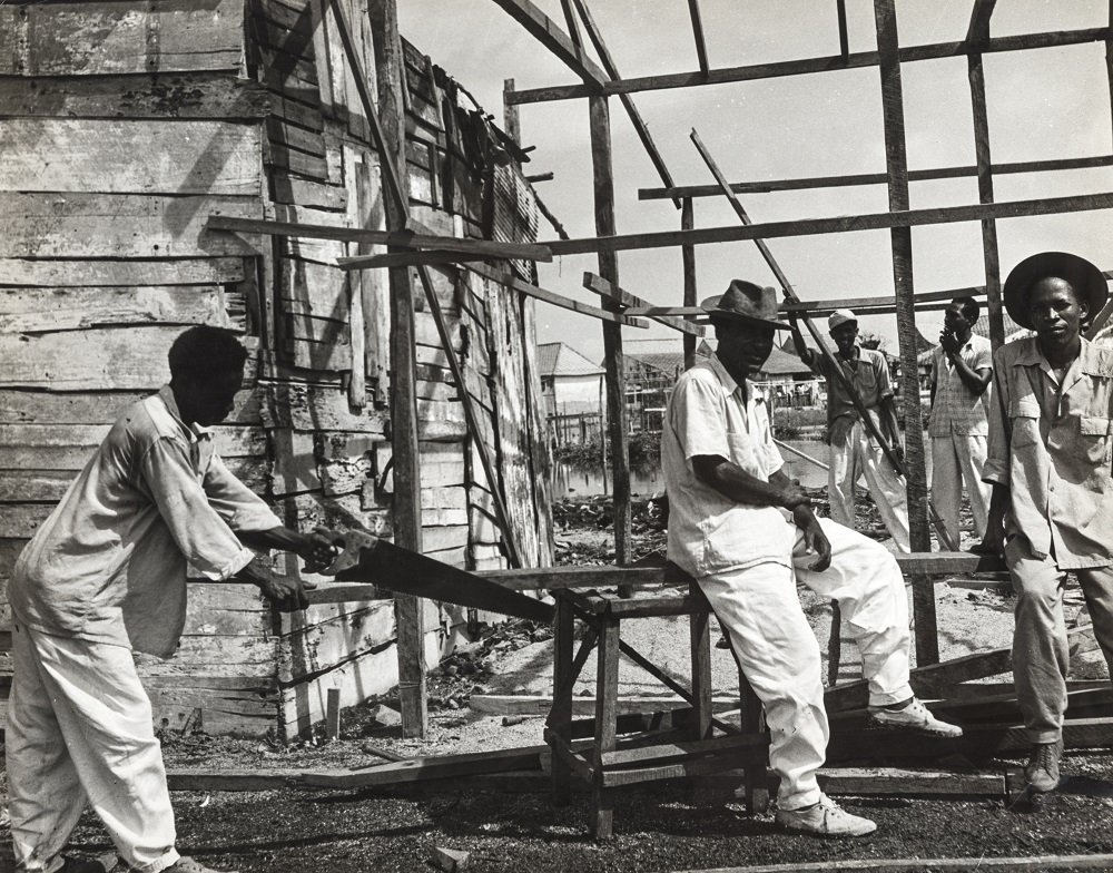 Obreros en construcción Venezuela