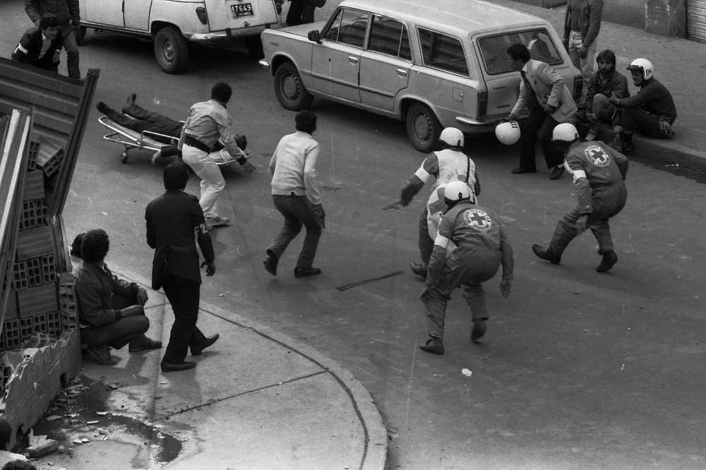 Secuencia tanques. De la serie "Palacio de Justicia"