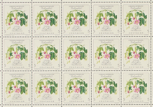 Estampillas Flores Colombianas