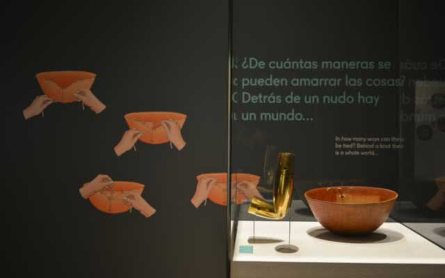 Aspecto de la exposición Esto tiene Arreglo en el Museo del Oro