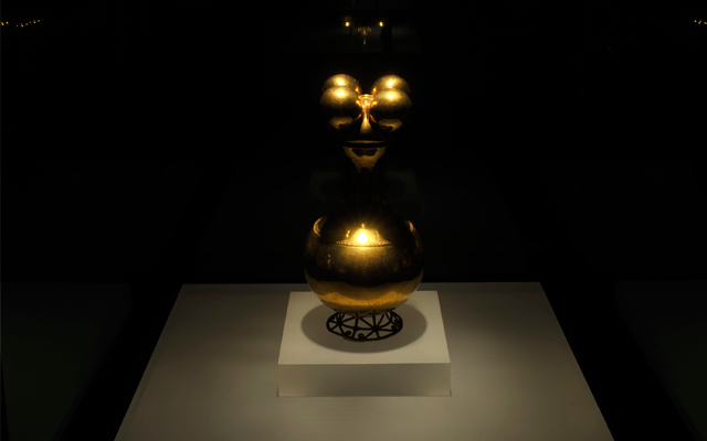 Imagen del poporo quimbaya.