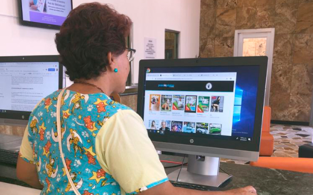 Servicio Recursos Electrónicos de la Red de Bibliotecas del Banco de la República, en Honda.