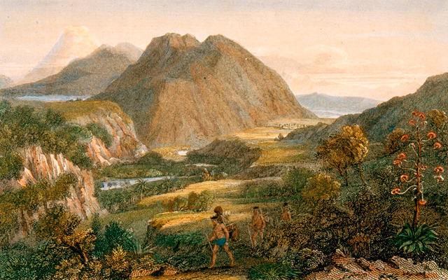 Paisaje de Quindío en los Andes