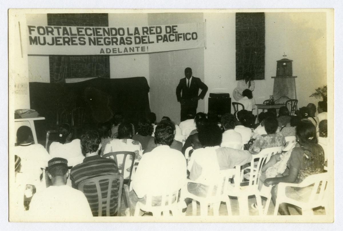 Movimiento de mujeres afrocolombianas. Imagen exclusiva de divulgación, prohibido su uso.