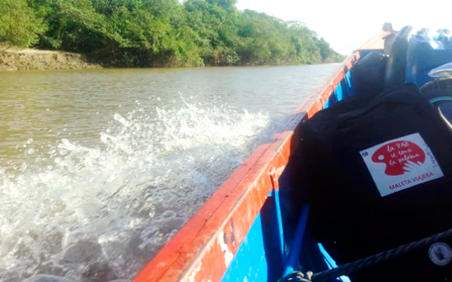 Maleta viajera de la paz