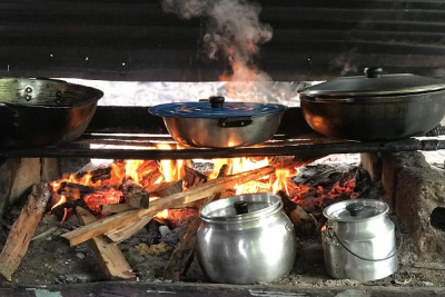 Preparación de platos tradicionales de ribera
