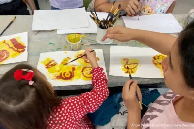 Pintura mágica, Siluetas locas