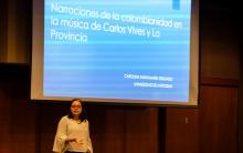 Conferencia ‘Narraciones de la colombianidad en la música de Carlos Vives y La Provincia’ con la participación de la etnomusicóloga Carolina Santamaría-Delgado en el marco del proyecto Bicentenario de una nación en el mundo.