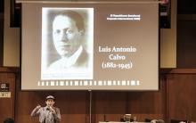 Conferencia: Porque en el dolor también se canta: Luis A. Calvo y la música nacional colombiana con la participación del musicólogo Sergio Ospina Romero en el marco del proyecto Bicentenario de una nación en el mundo.