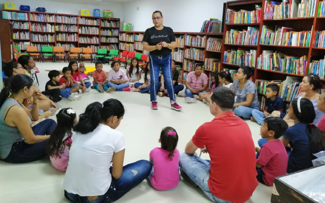 Sala infantil de la Biblioteca del Centro Cultural de Sincelejo.